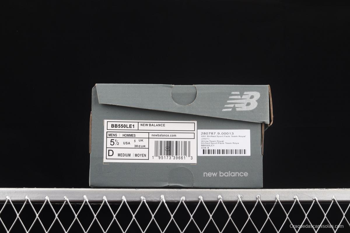 New Balance BB550 series new balanced leather neutral casual running shoes BB550LE1