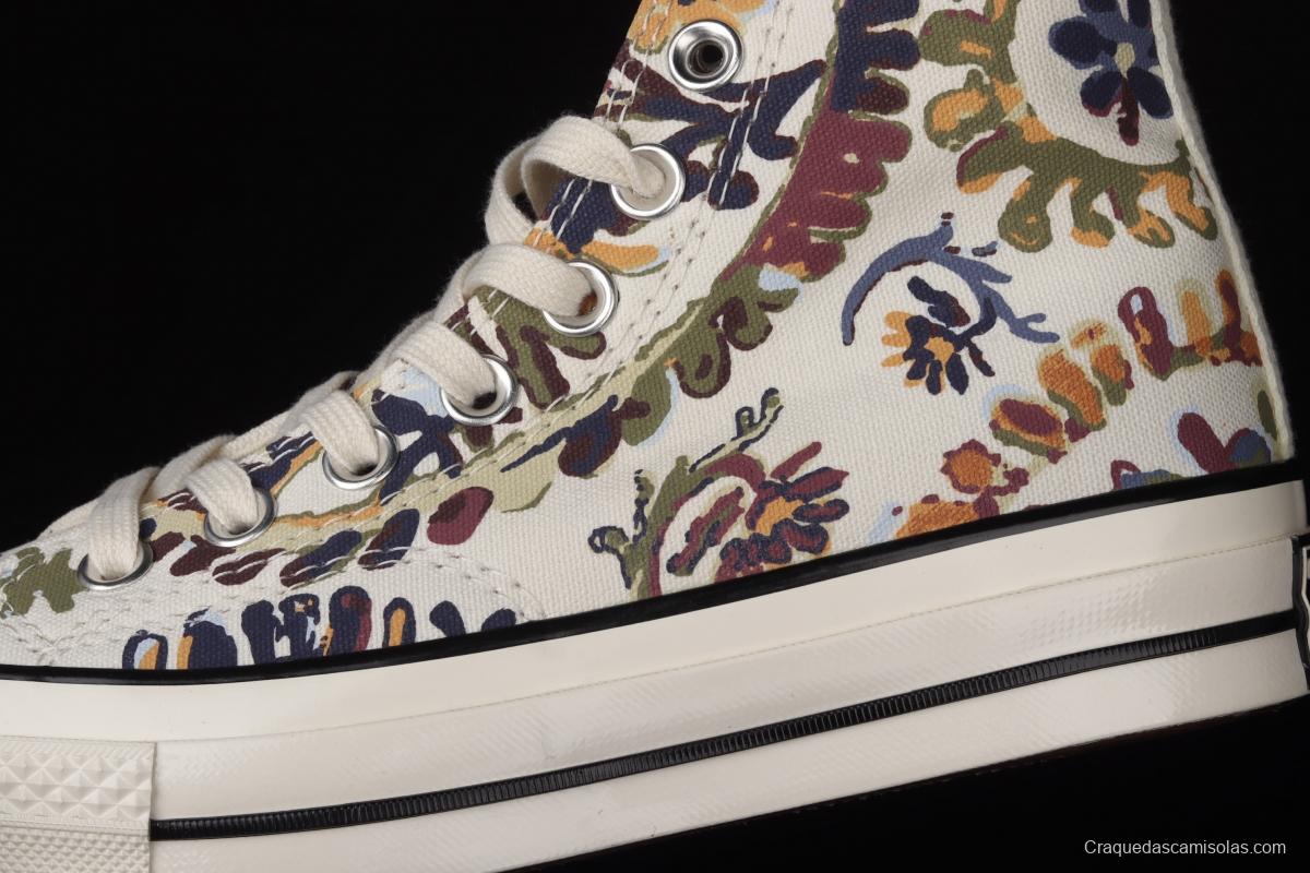 Converse Chuck 70 series cashew flower high top casual board shoes 572545C