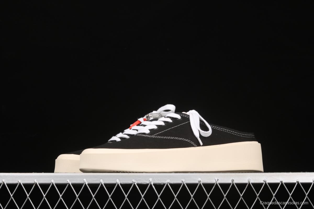 Fear Of God breathable canvas trend leisure half drag black and white color matching