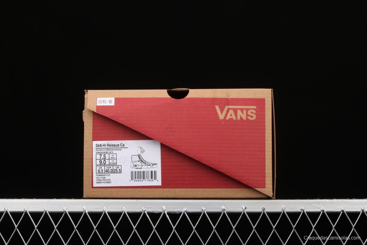 Vans SK8-Hi deconstructs 3. 0 spliced Vulcanized Board shoes VN0A3WM15F5