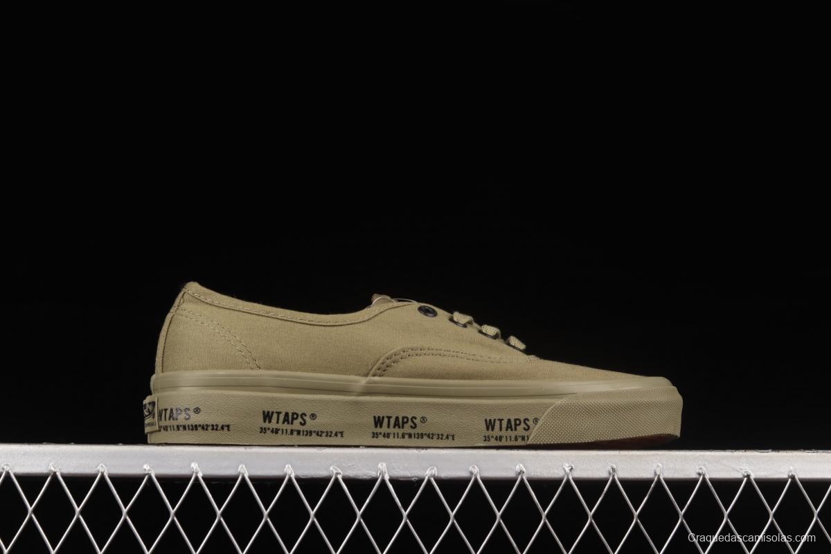 Wtaps x Vault by OG Vans Authentic limited joint style fashion tooling style low-top casual board shoes VN000UDDKBA