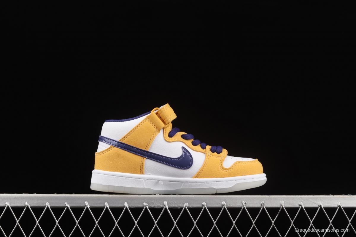 NIKE SB DUNK Mid Pro ISO new SB Zhongbang Fashion Kids CD6754-800