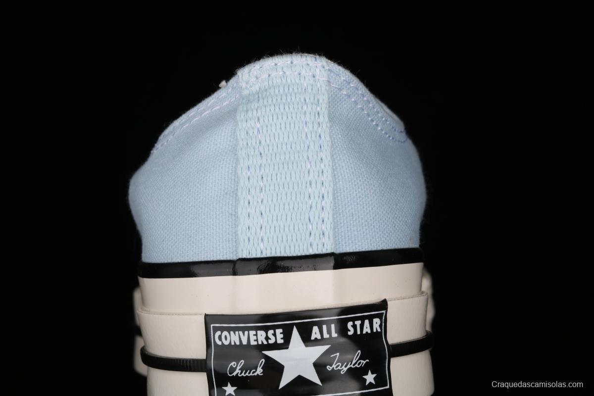 Converse Chuck 70s summer new color water blue new color matching low upper casual board shoes 570789C