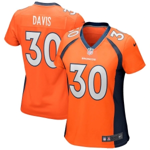 Women's Terrell Davis Orange Retired Player Limited Team Jersey