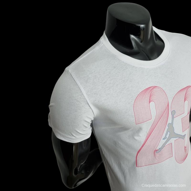 2022 NBA Jordan 23 White T-shirts #0053