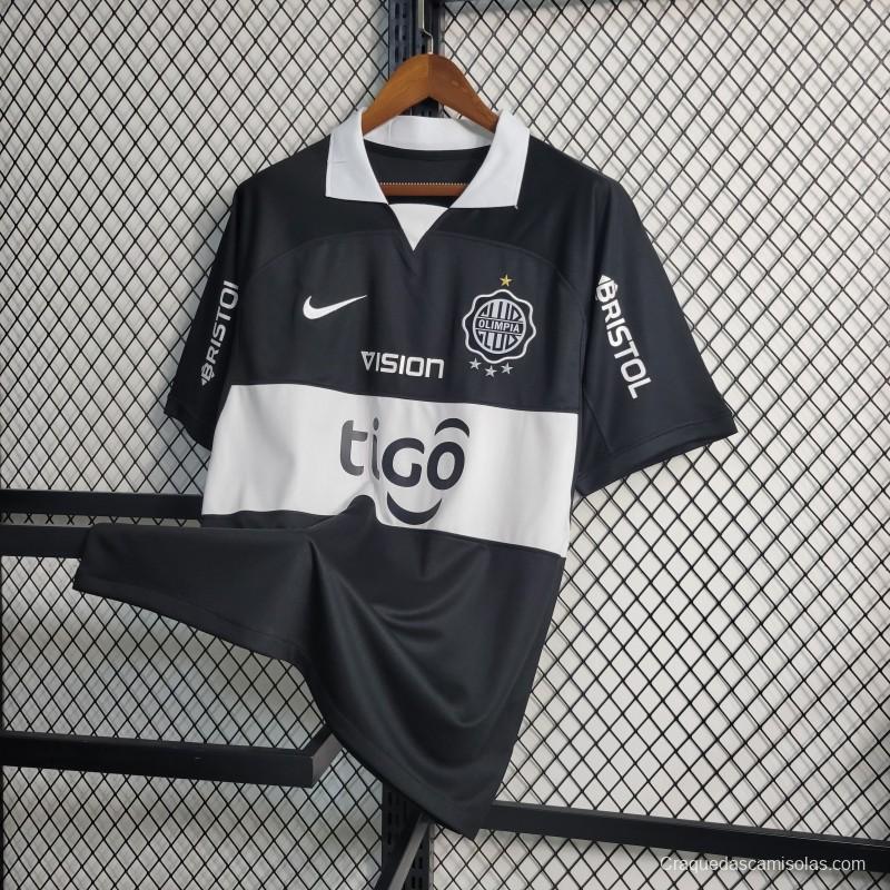 23-24 Paraguayan Club Olimpia Away Black Jersey