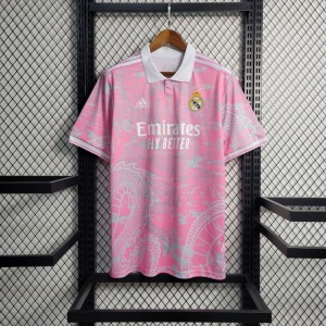 23-24 Real Madrid Dragon Pink Jersey