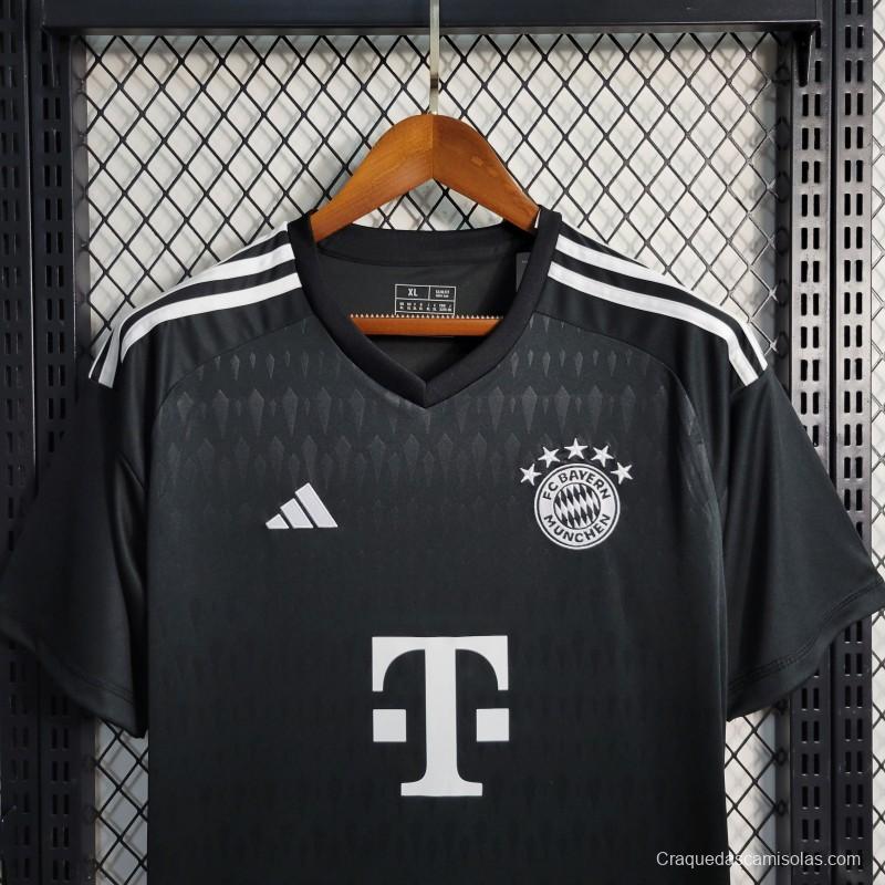 23-24 Bayern Munich Goalkeeper Black Jersey