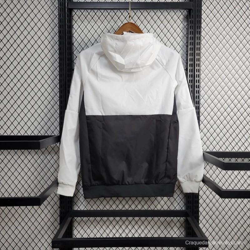 24/25 Belgium Black White Windbreaker