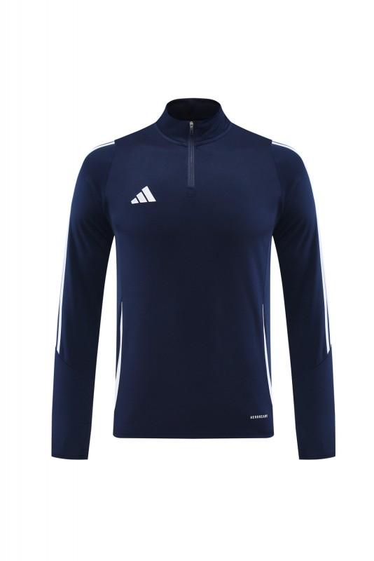 2024 Adidas Navy Half Zipper Jacket+Pants