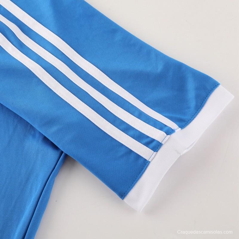 24/25 Adidas Original Blue Short Sleeve Jersey+Shorts