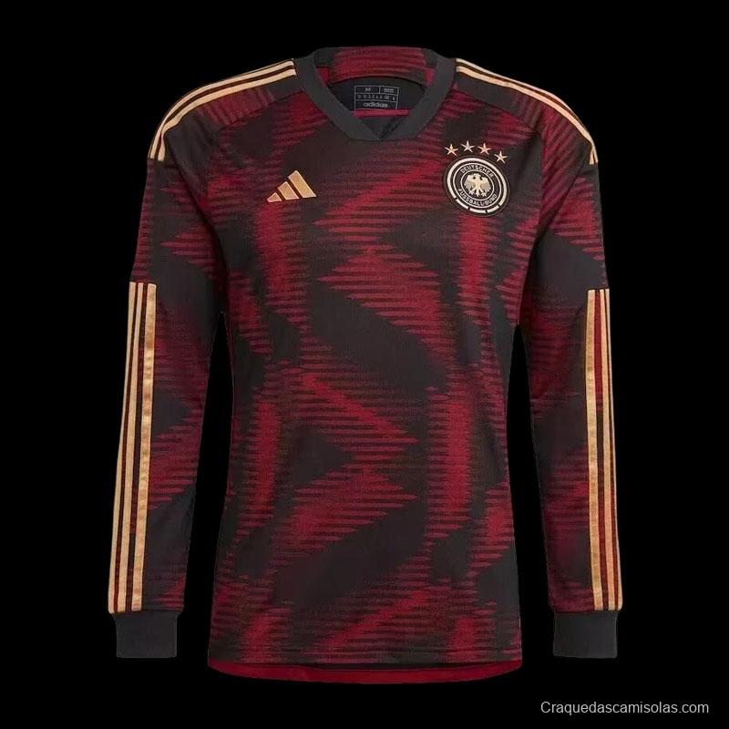 2022 Germany Home Long Sleeve Jersey