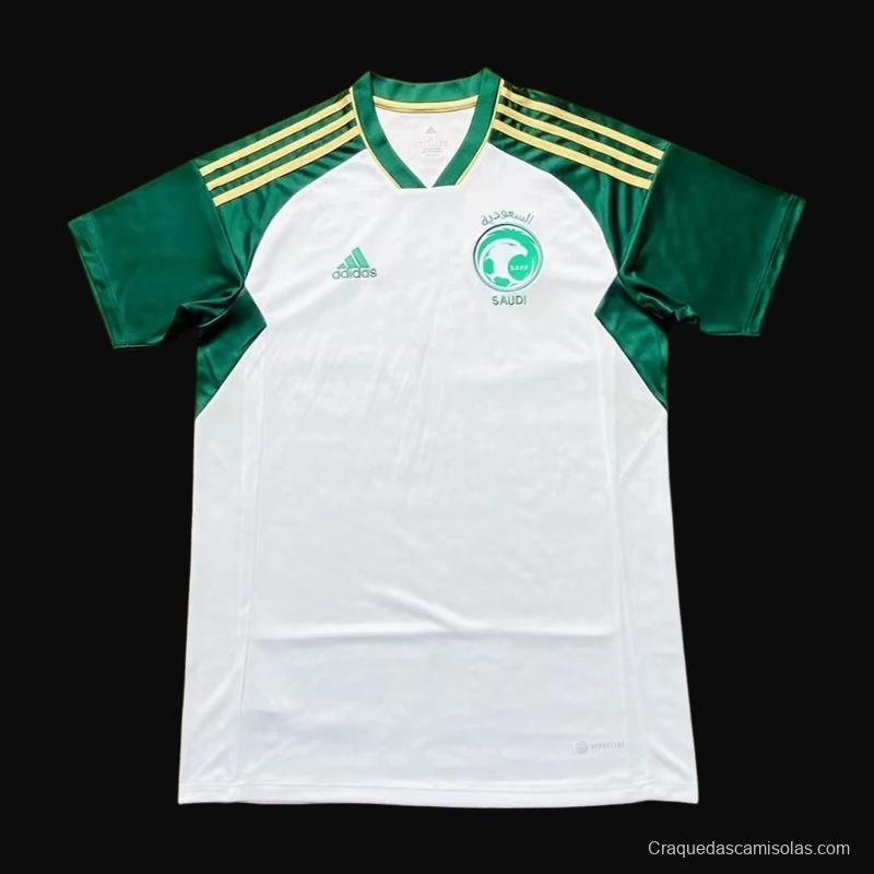 2023 Saudi Arabia Away White Jersey