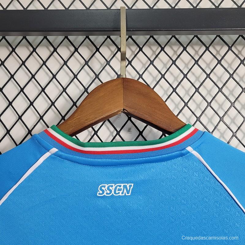 23/24 Kids Napoli Home Jersey