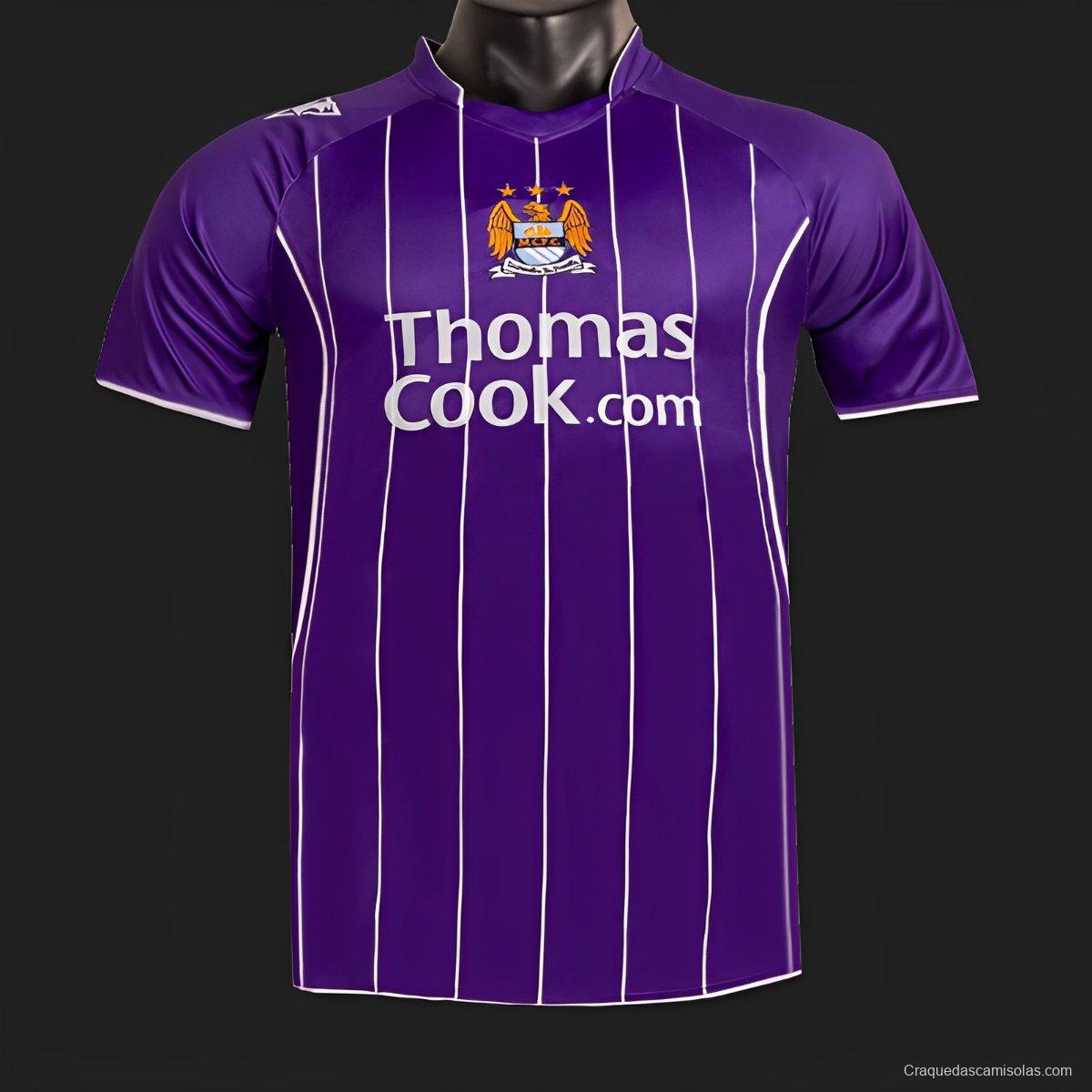 Retro 07/08 Manchester City Away Purple Jersey